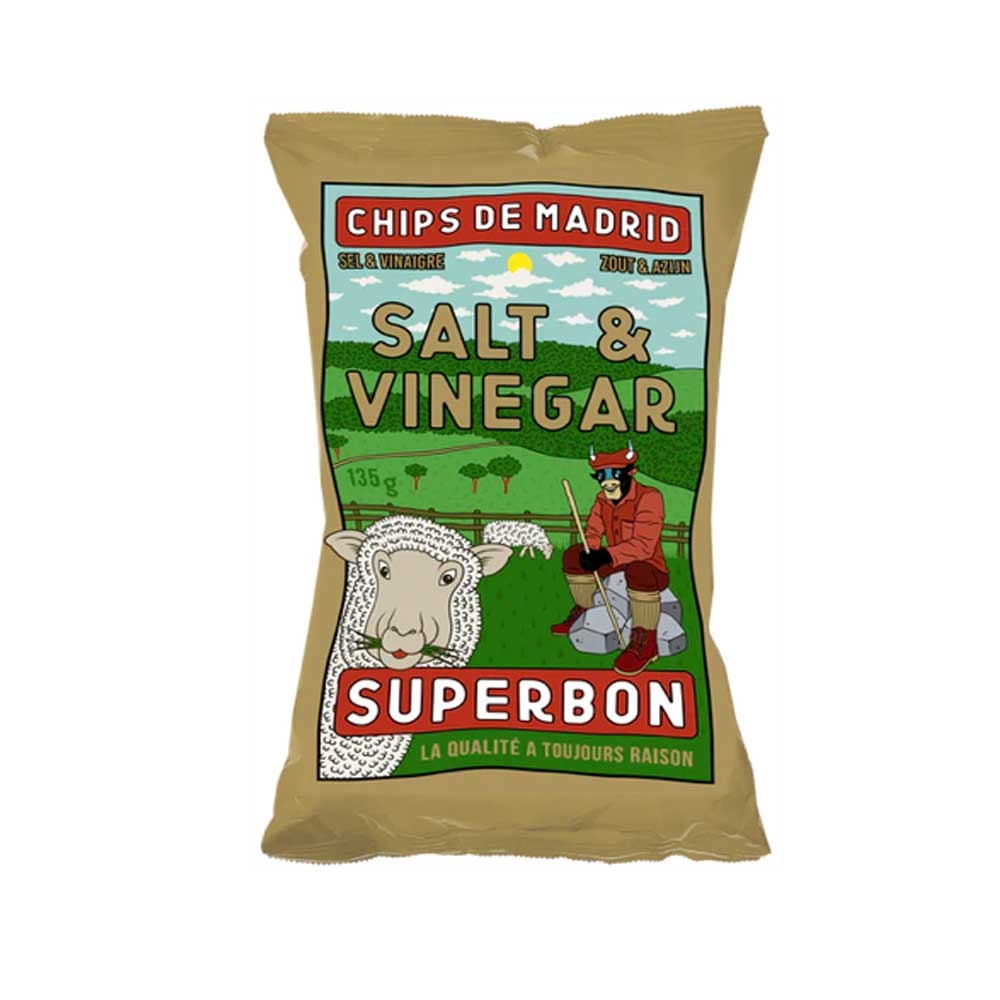 Chips de Madrid - Salt & Vinegar Superbon 10x125g