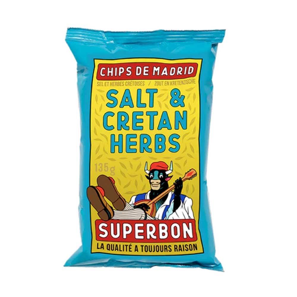 Chips de Madrid - Cretan Herb & Salt Superbon 10x125g