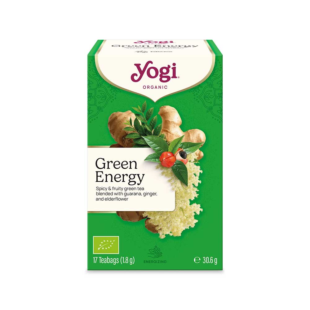Organic Green Energy Tea Yogi 6x17bags