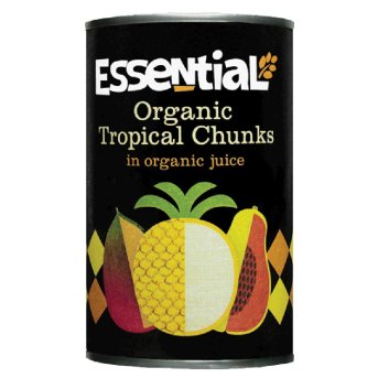 Organic Tropical Fruits in juice Essential 400g