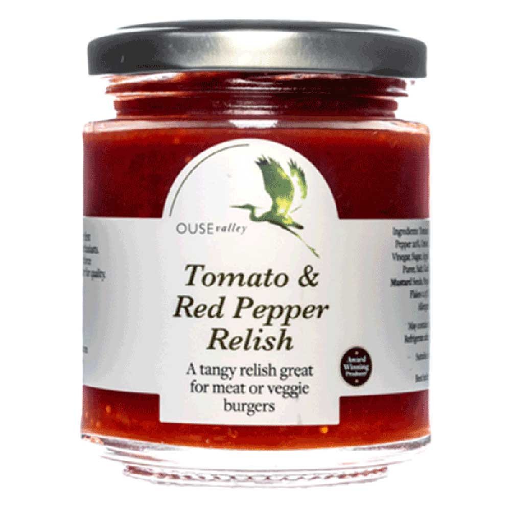 Tomato & Red Pepper Relish Ouse Valley 200g Tomato & Red Pepper Relish Ouse Valley 200g