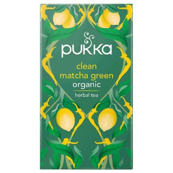 Organic Clean Matcha Green Tea Bags Pukka 20bgs