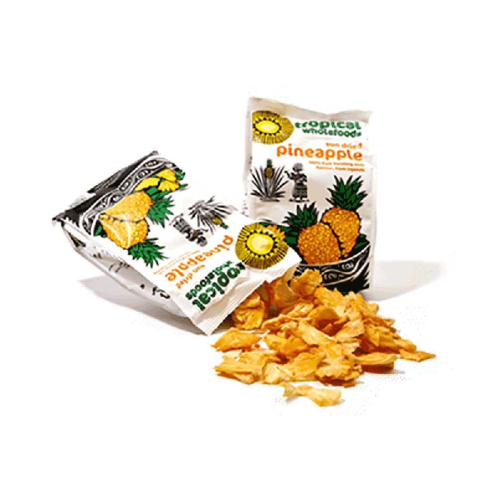 Organic Sun-dried Pineapple - FT Tropical Wholefoods 100g Organic Sun-dried Pineapple - FT Tropical Wholefoods 100g