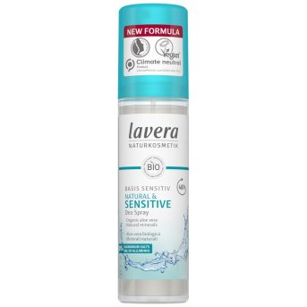 Basis Sensitive Deodorant Spray Lavera 4x75ml Basis Sensitive Deodorant Spray Lavera 4x75ml