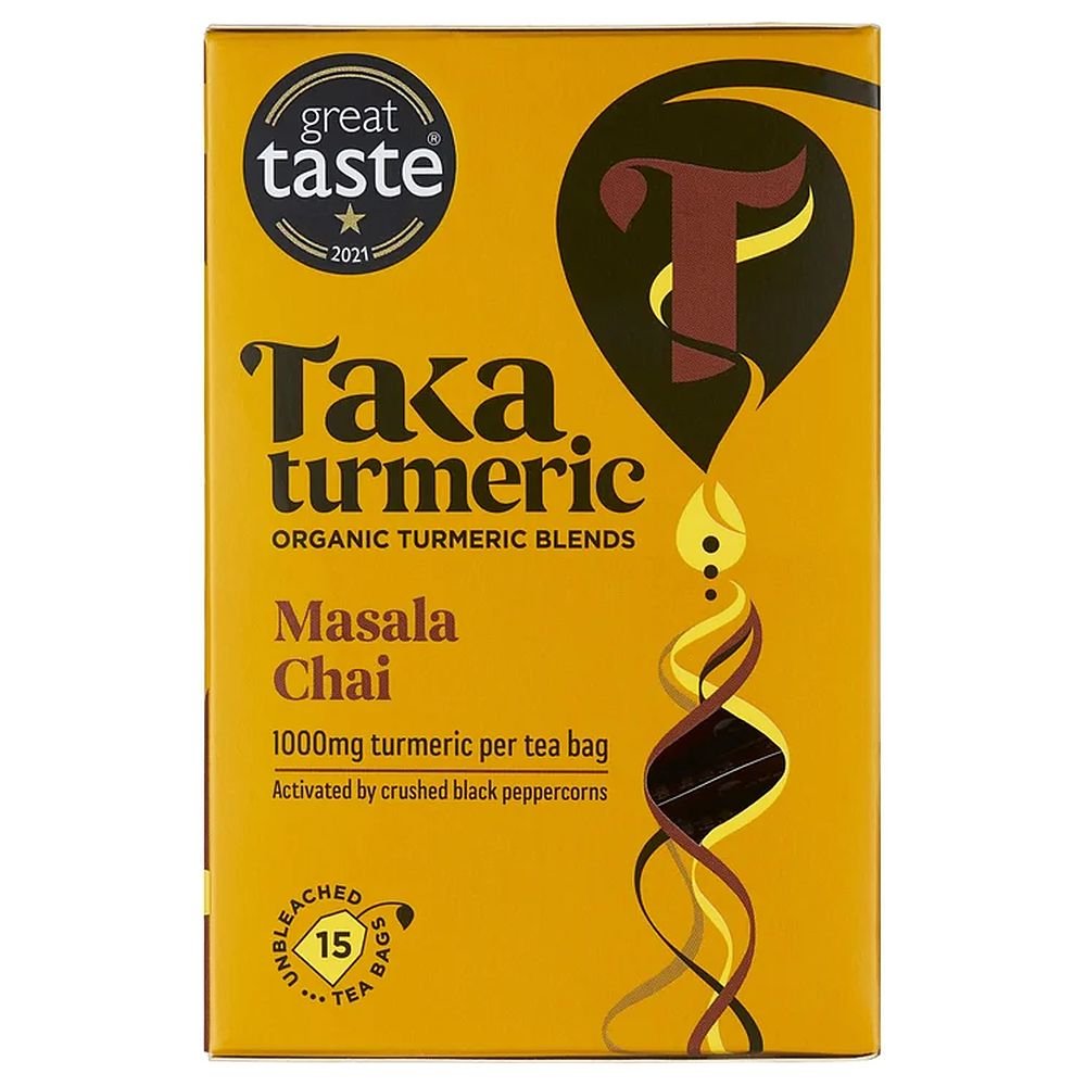 Organic Masala Chai Turmeric Tea Bags Taka Turmeric 4x15bags Organic Masala Chai Turmeric Tea Bags Taka Turmeric 4x15bags
