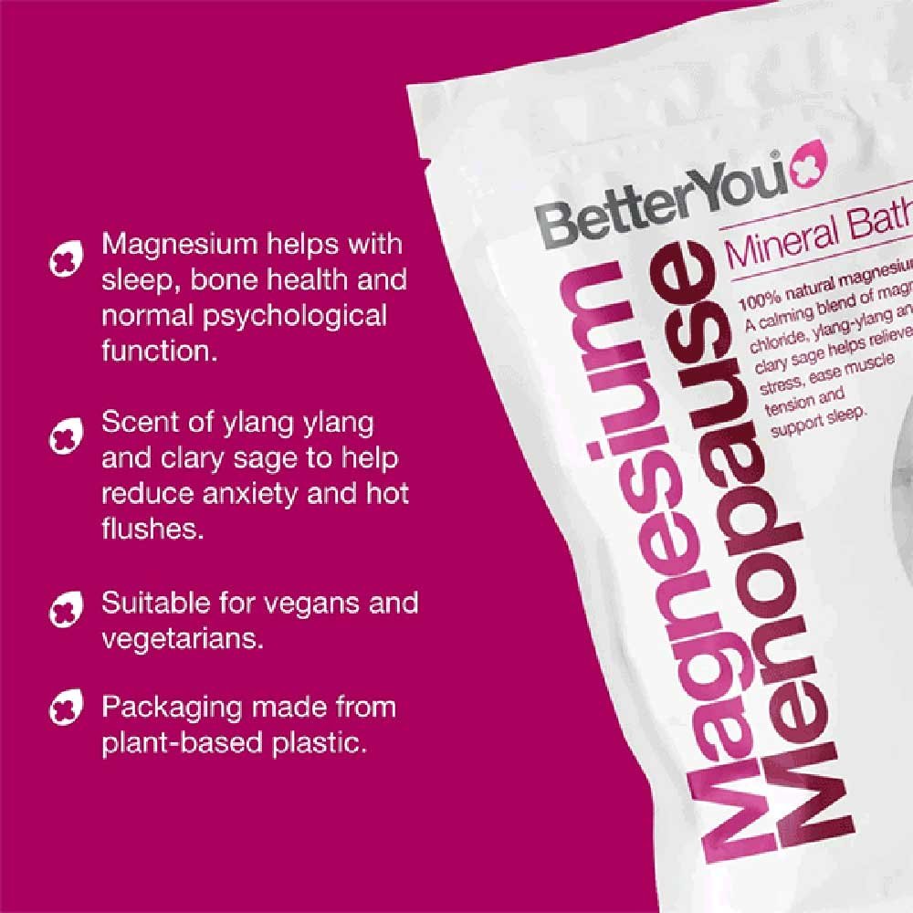 Magnesium Flakes Menopause BetterYou 750g Magnesium Flakes Menopause BetterYou 750g