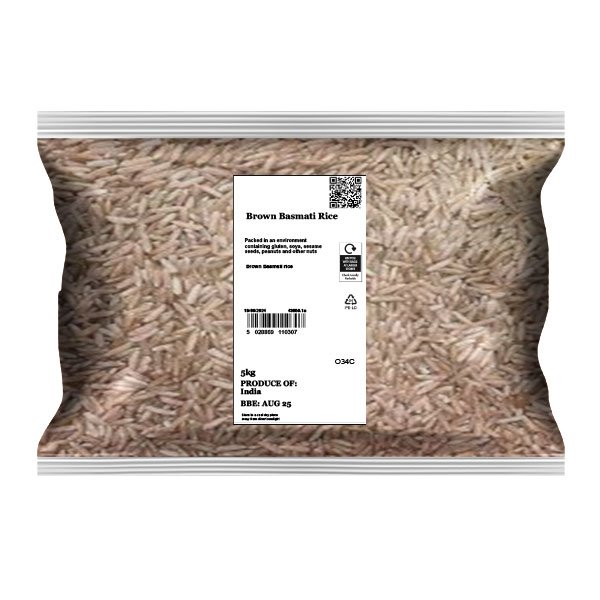 Brown Basmati Rice Infinity Foods 5kg Brown Basmati Rice Infinity Foods 5kg