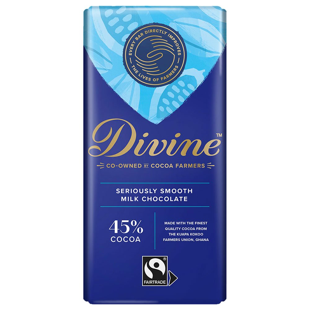 Milk Chocolate - 45% Cocoa Divine 90g Milk Chocolate - 45% Cocoa Divine 90g