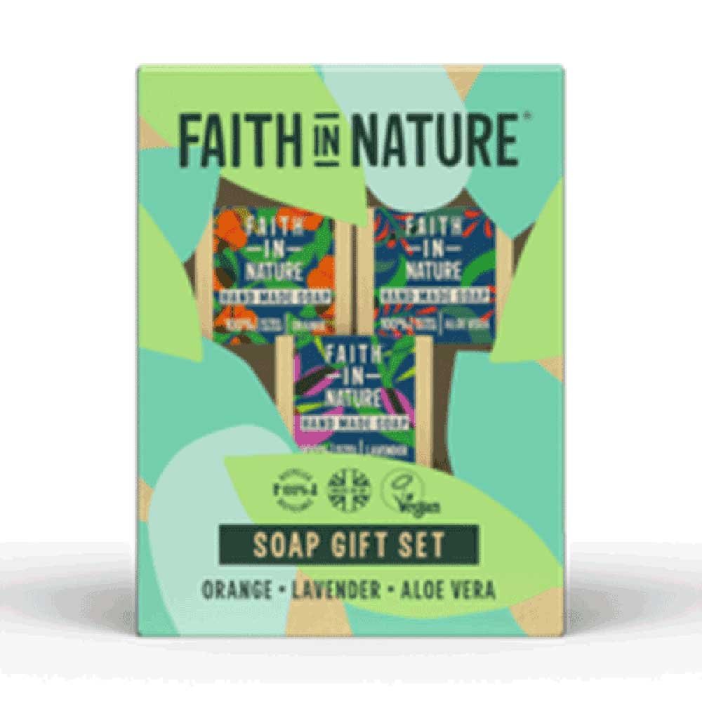 Soap Gift Box - Orange, Aloe Vera, Lavender Faith in Nature Soap Gift Box - Orange, Aloe Vera, Lavender Faith in Nature