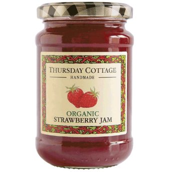 Organic Strawberry Jam Thursday Cottage 340g