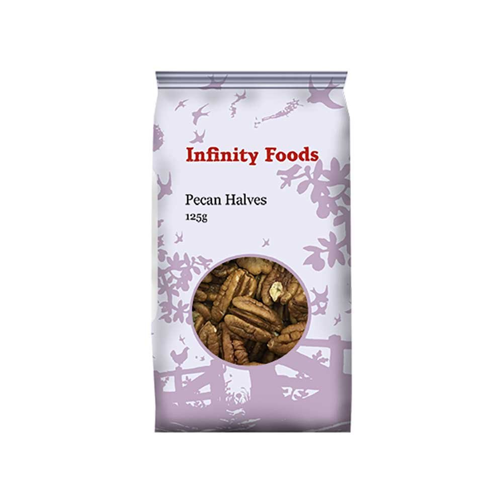 Pecans Halves Infinity Foods 125g