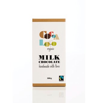 Organic Milk Chocolate Bar Cocoa Loco 100g