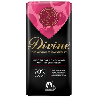 Raspberry Dark Chocolate Divine 90g Raspberry Dark Chocolate Divine 90g