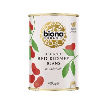Organic Red Kidney Beans in tins Biona 400g