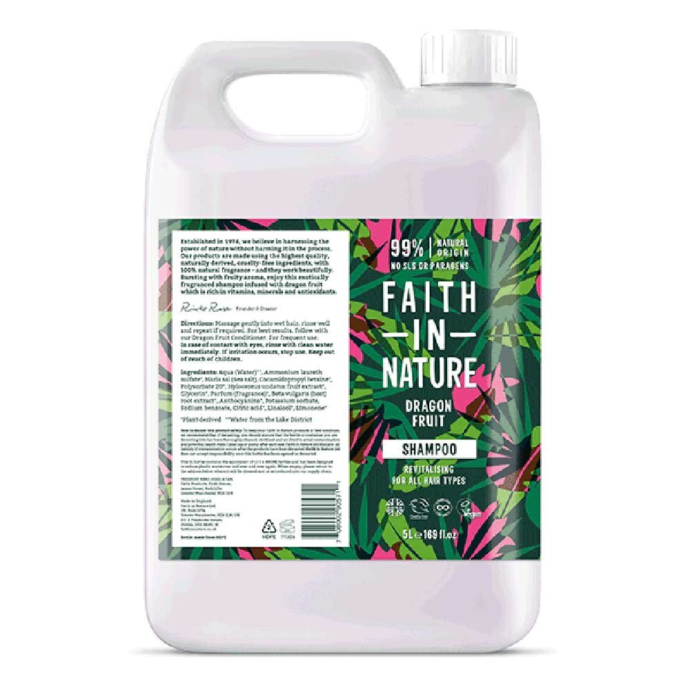 Bulk Dragonfruit Shampoo Faith in Nature 5l Bulk Dragonfruit Shampoo Faith in Nature 5l