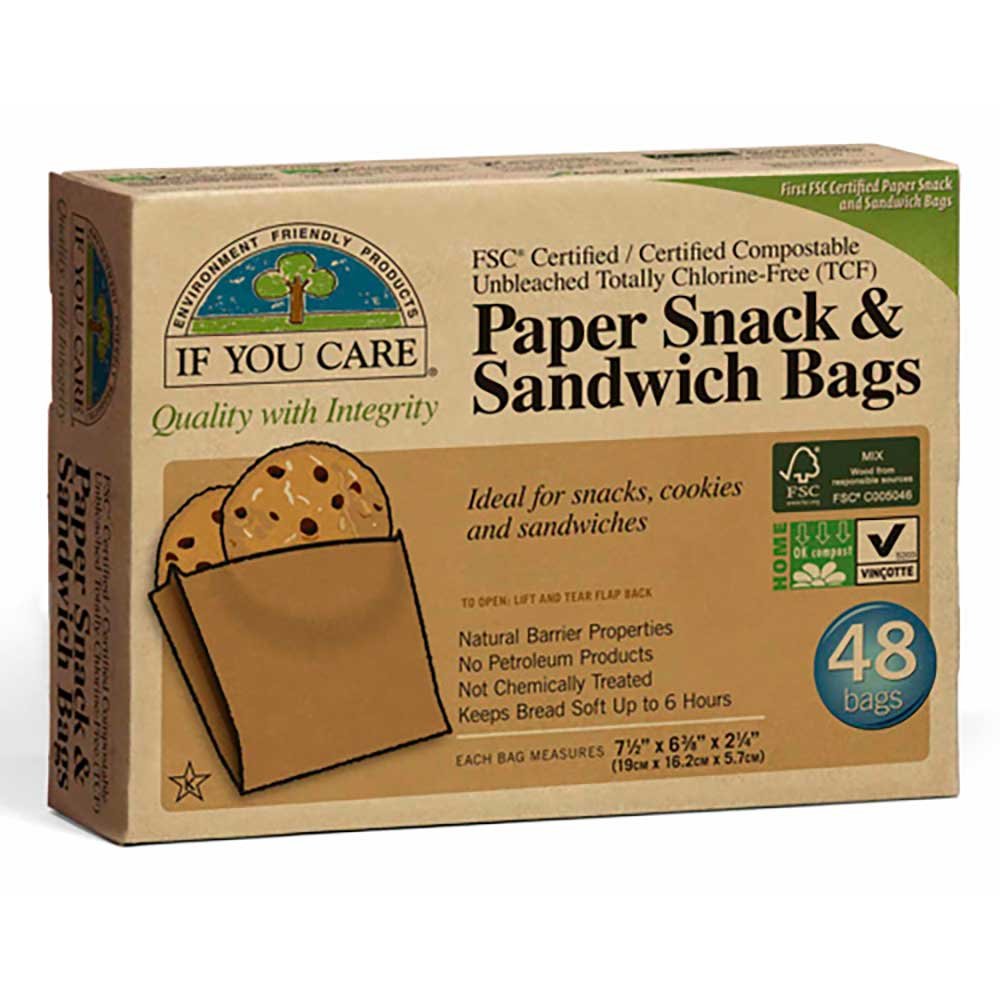 Sandwich Bags - Paper If You Care 48pack Sandwich Bags - Paper If You Care 48pack
