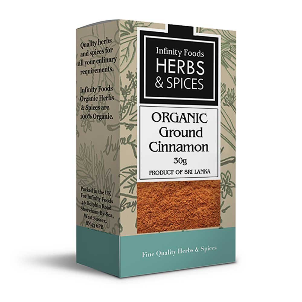 Organic Cinnamon Ground Infinity Foods 30g