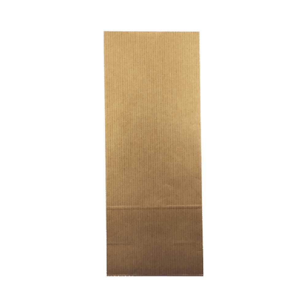 Brown Lined Heat Sealable Paper Bags - 90x65x230mm Infinity 