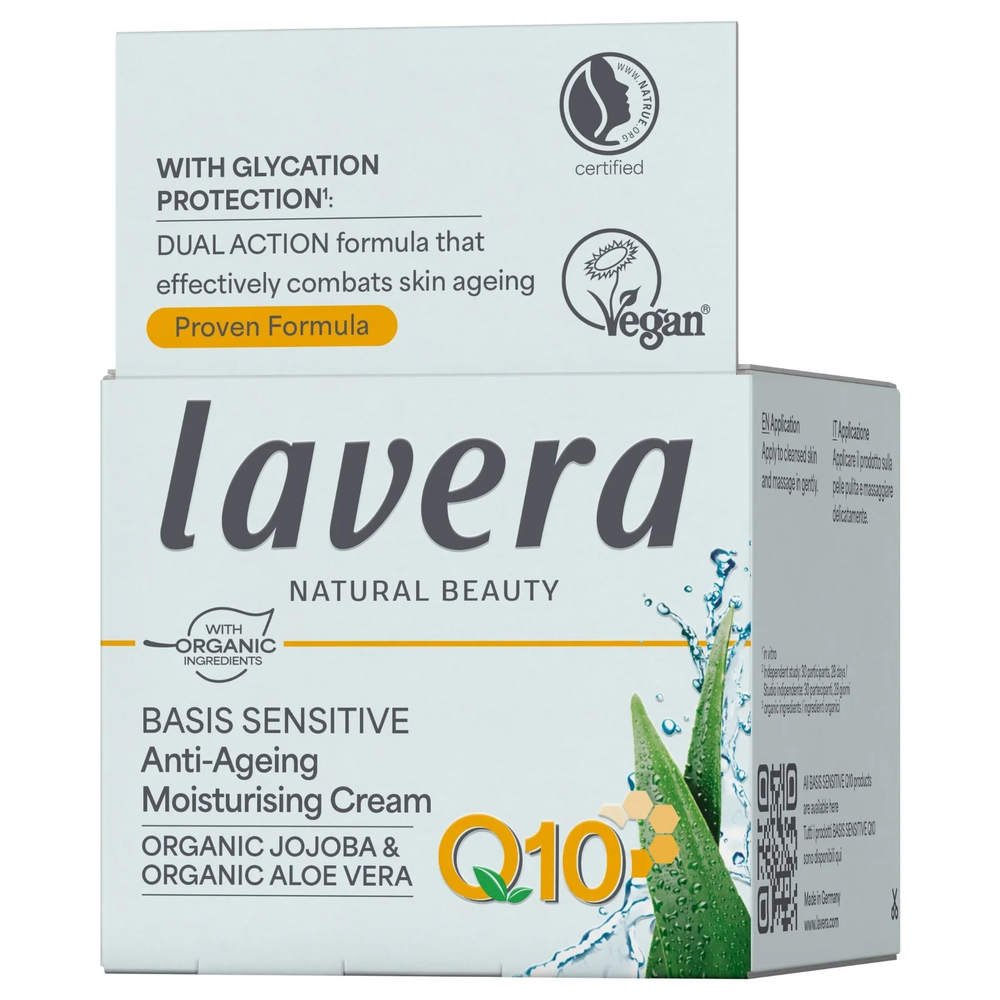 Organic Q10 Moisturising Face Cream - anti ageing Lavera 4x50ml Organic Q10 Moisturising Face Cream - anti ageing Lavera 4x50ml