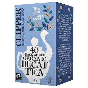 Organic Everyday Decaffeinated Tea Bags Clipper 6x40bags Organic Everyday Decaffeinated Tea Bags Clipper 6x40bags