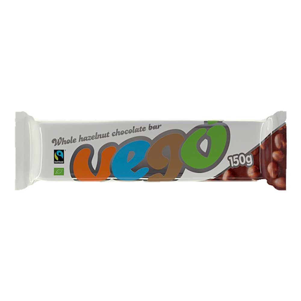 Organic 150g Whole Hazelnut Chocolate Bar Vego 150g Organic 150g Whole Hazelnut Chocolate Bar Vego 150g