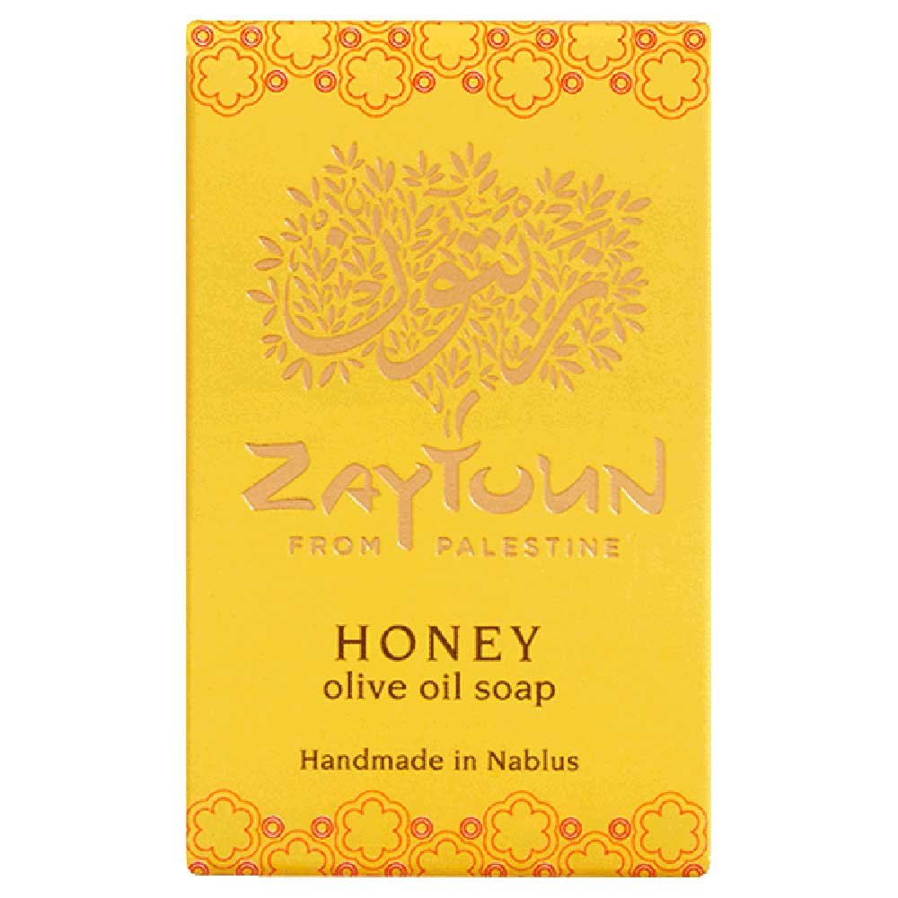 Honey Olive Oil Soap Bar Zaytoun 100g Honey Olive Oil Soap Bar Zaytoun 100g
