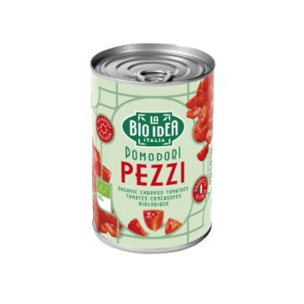 Organic Tomatoes - chopped in tins La Bio-Idea 400g