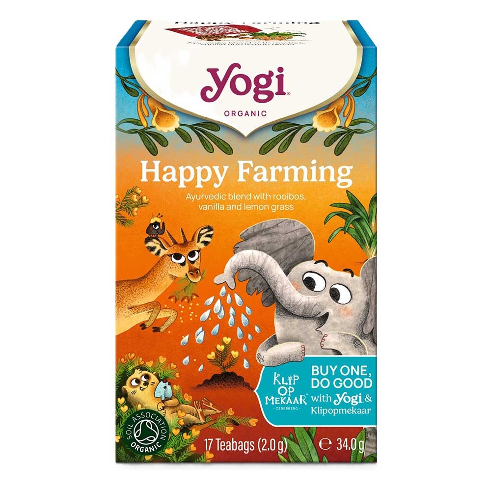 Organic Happy Farming Tea Yogi 6x17bags