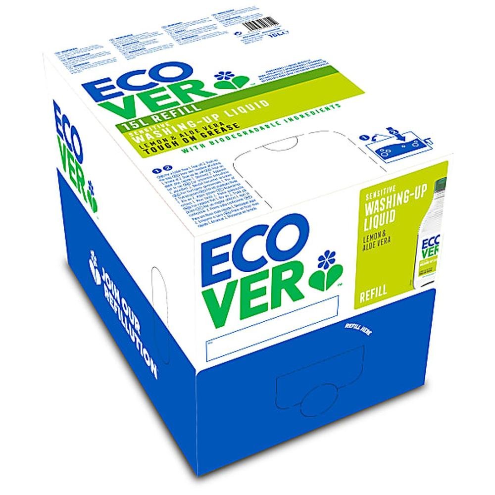 Wash Up Liquid - Lemon & Aloe Vera Ecover 15l