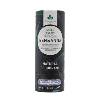 Organic Green Fusion Deodorant - paper tube Ben & Anna 40g