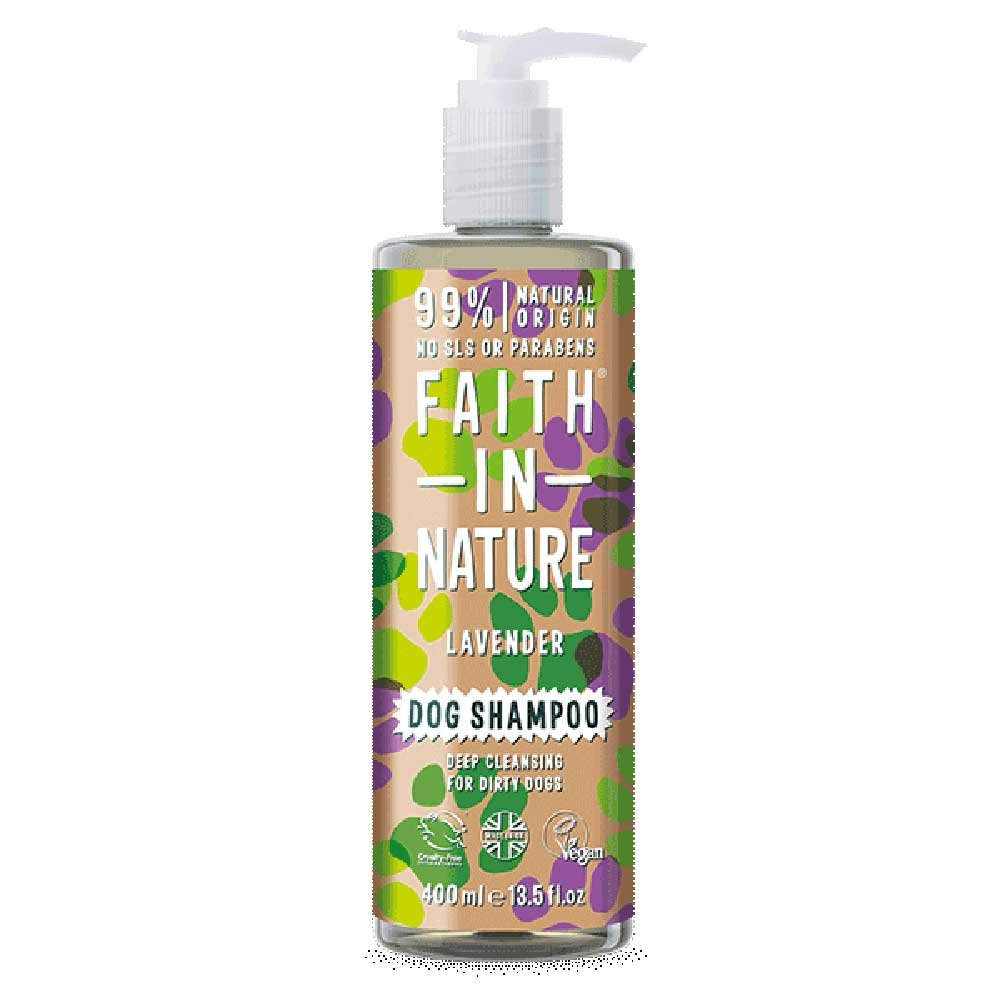 Lavender Dog Shampoo - deep cleaning Faith in Nature 400ml Lavender Dog Shampoo - deep cleaning Faith in Nature 400ml
