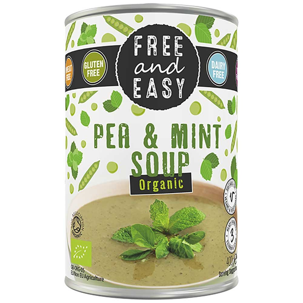 Organic Pea & Mint Soup Free & Easy 400g Organic Pea & Mint Soup Free & Easy 400g