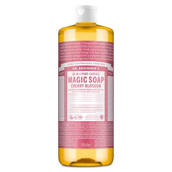 Organic Cherry Blossom Liquid Soap - single Dr. Bronner 1x945ml Organic Cherry Blossom Liquid Soap - single Dr. Bronner 1x945ml