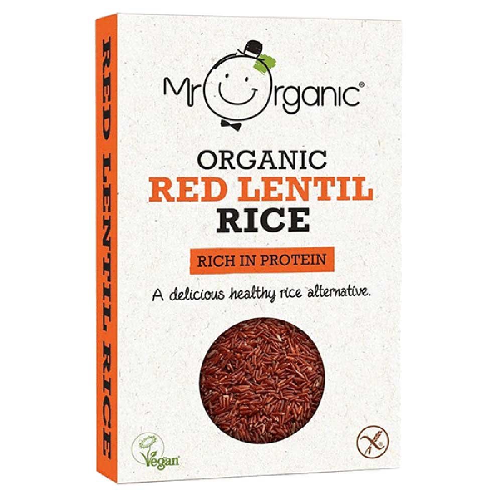 Organic Red Lentil Rice Mr Organic 250g