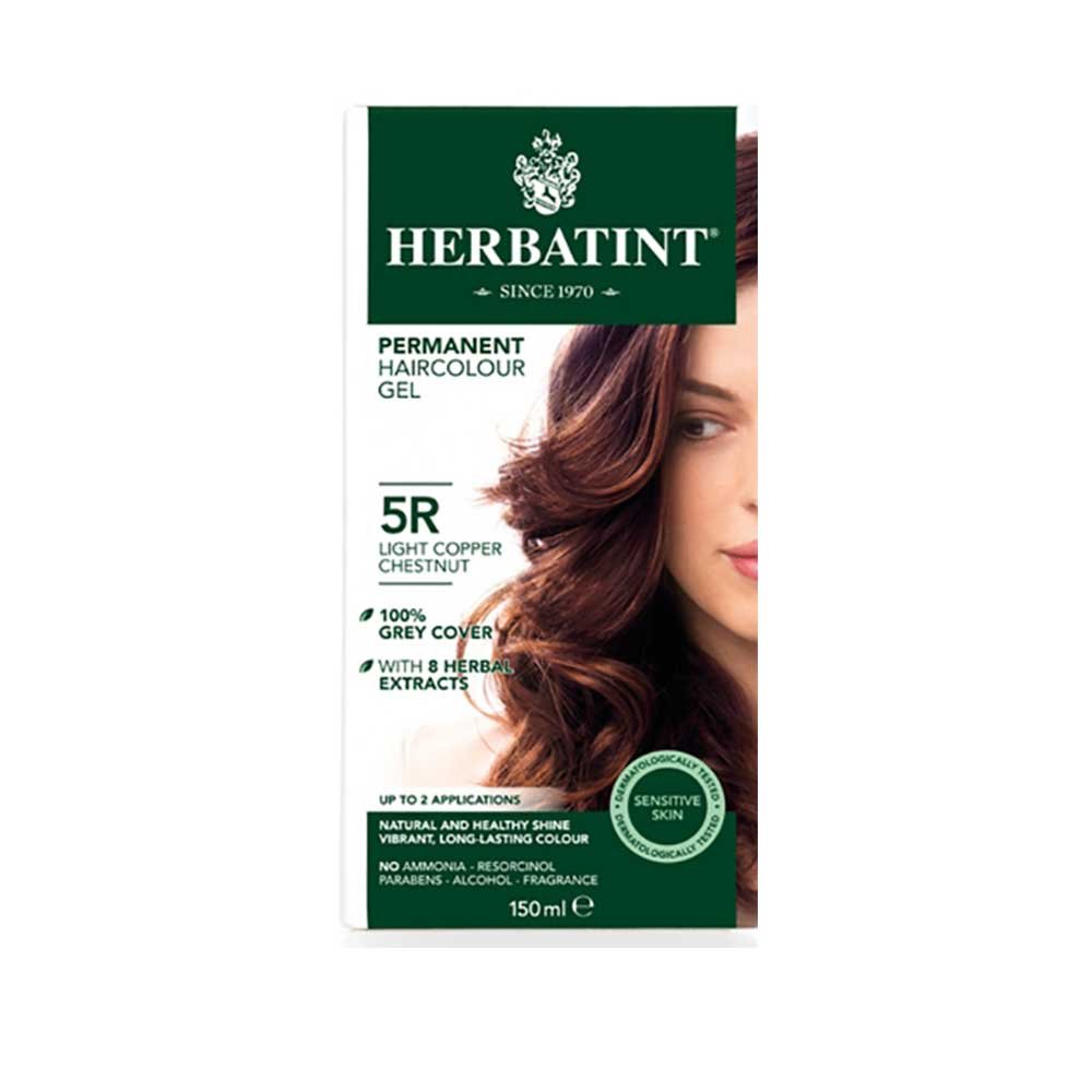 5R - Light Copper Chestnut - Hair Colour Herbatint 1pack 5R - Light Copper Chestnut - Hair Colour Herbatint 1pack