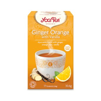 Organic Ginger Orange Vanilla Tea Yogi Tea 17bgs Organic Ginger Orange Vanilla Tea Yogi Tea 17bgs