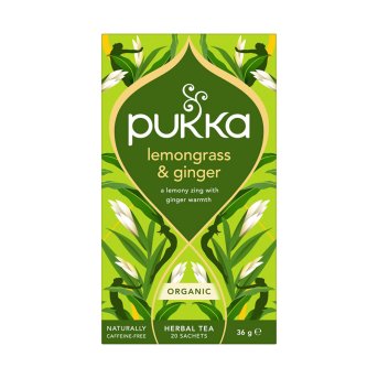 Organic Lemongrass & Ginger Pukka 20bgs