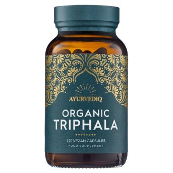 Organic Triphala - 120 capsules Ayurvediq 1jar