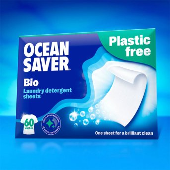 Bio Laundry Detergent Sheets - 60 Pack Ocean Saver 10x60sheets