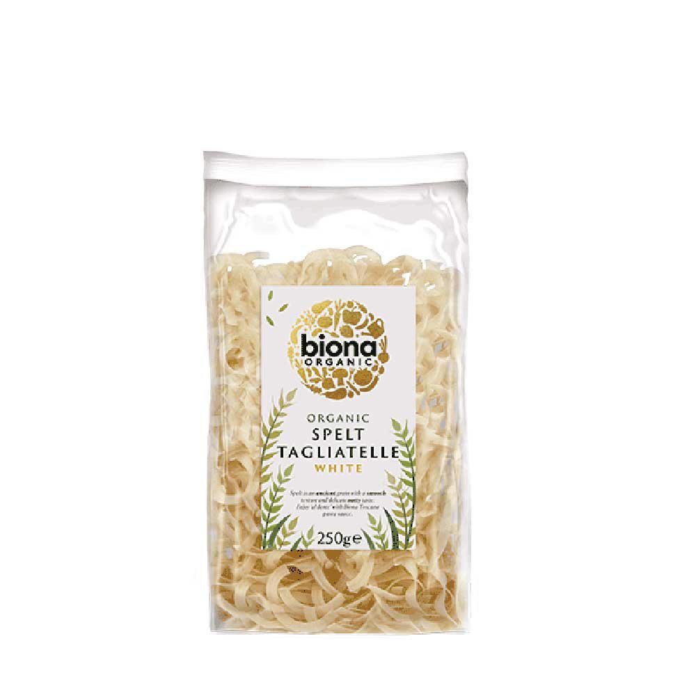 Organic White Spelt Tagliatelle Biona 250g Organic White Spelt Tagliatelle Biona 250g