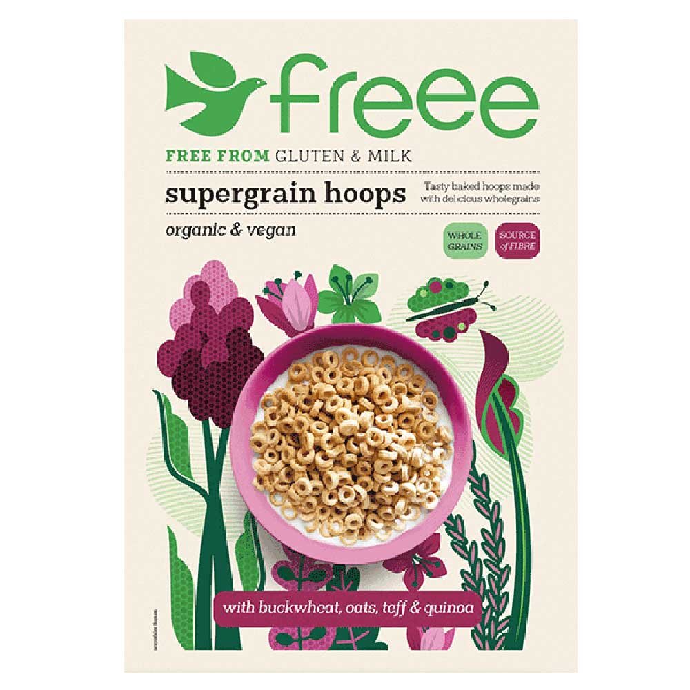 Organic Supergrain Hoops Freee from Doves Farm 300g
