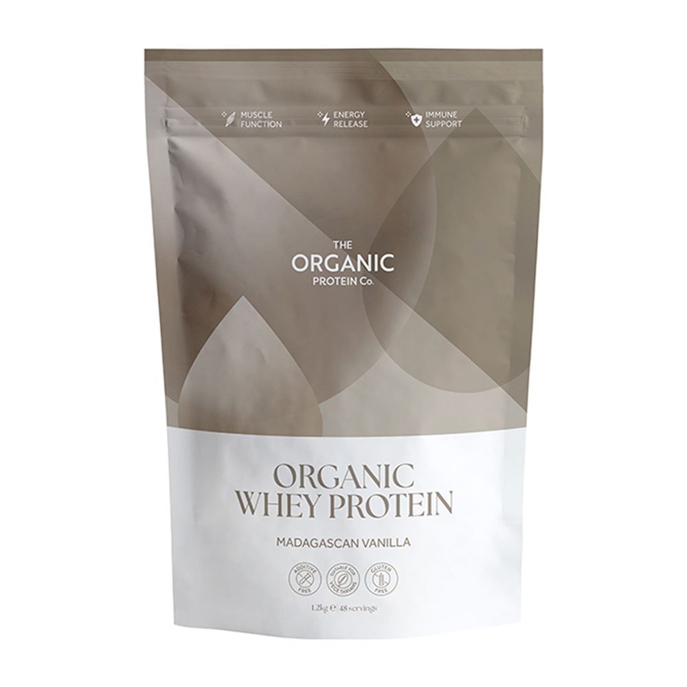 Organic Madagascan Vanilla Organic Whey Protein The Organic Protein Co. 1x1.2kg Organic Madagascan Vanilla Organic Whey Protein The Organic Protein Co. 1x1.2kg