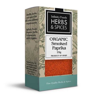 Organic Smoked Paprika Infinity Foods 25g