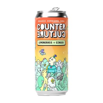 Organic Look Up - Lemongrass + Ginger Counter Culture 330ml