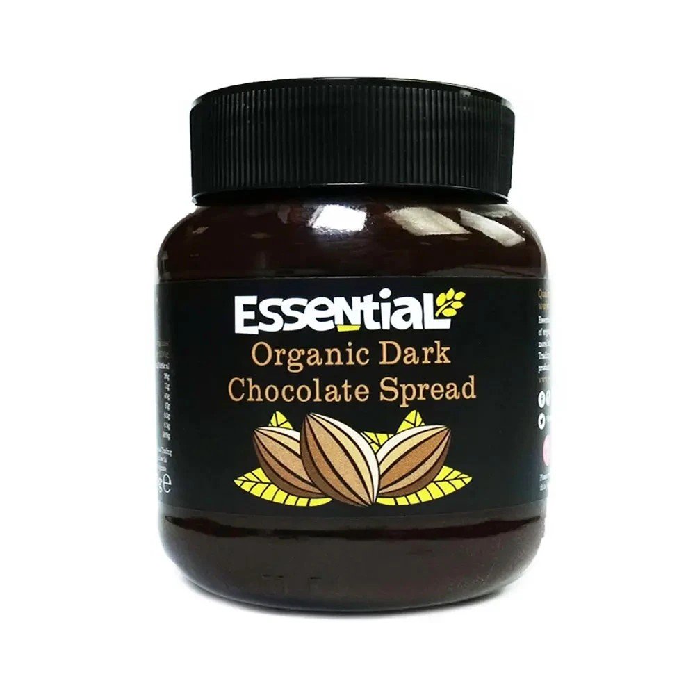 Organic Dark Chocolate Spread - no palm oil - vegan Essential 6x400g