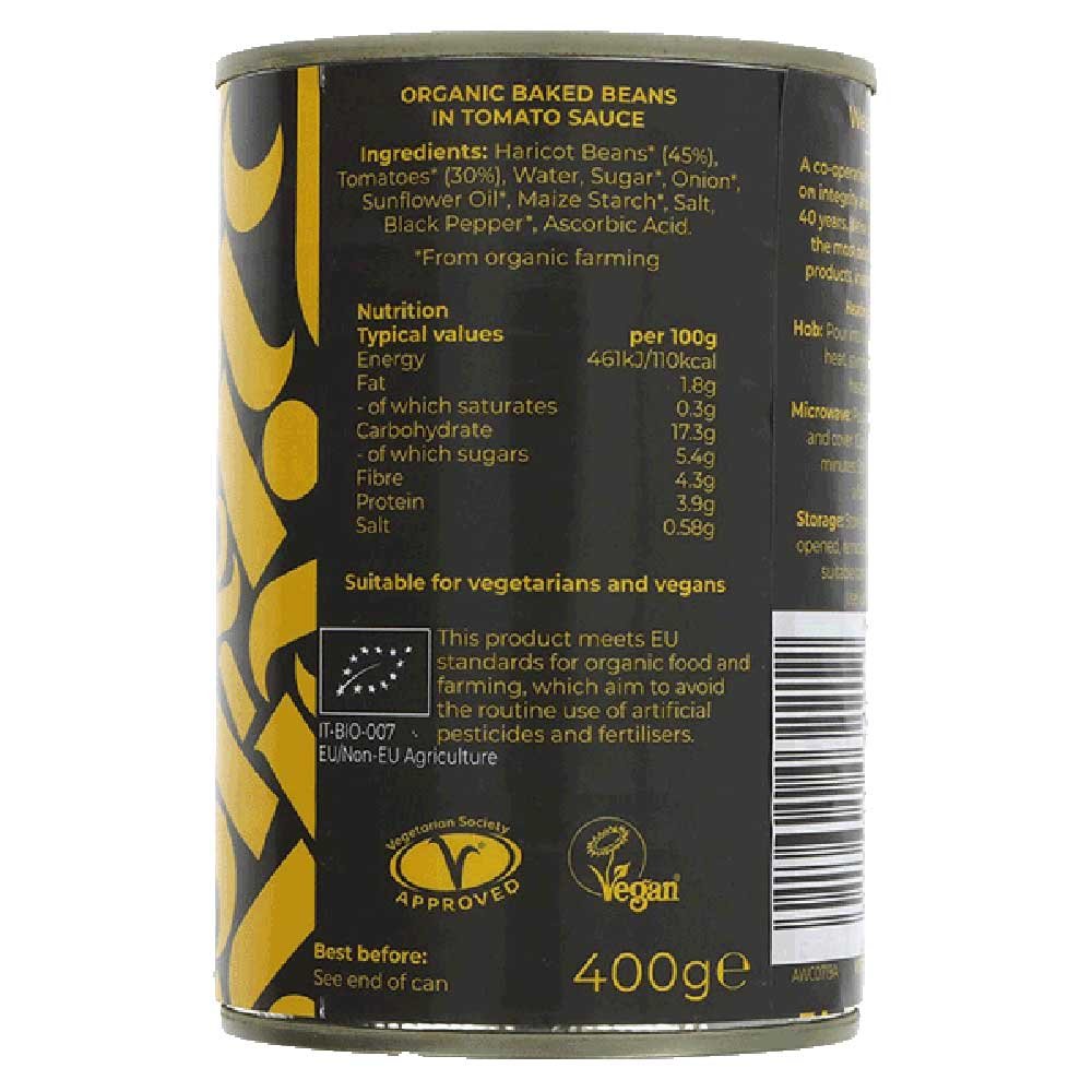 Organic Baked Beans Suma 400g Organic Baked Beans Suma 400g