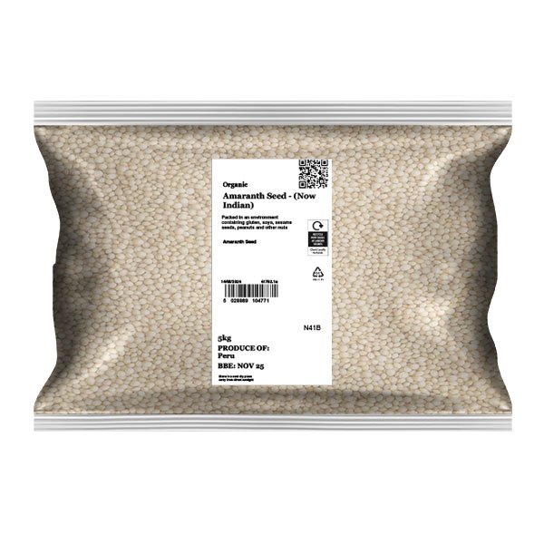 Organic Amaranth Seed Infinity Foods 5kg