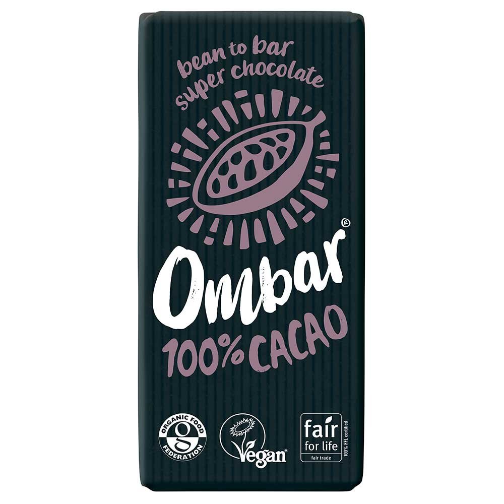 Organic 100% Cacao - large Ombar 70g Organic 100% Cacao - large Ombar 70g