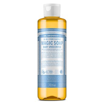 Organic Baby Mild Unscented Liquid Soap (1/4 case) Dr. Bronner 6x240ml Organic Baby Mild Unscented Liquid Soap (1/4 case) Dr. Bronner 6x240ml