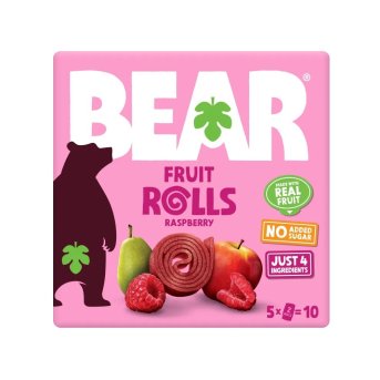 Multipack Raspberry Yoyo Fruit Rolls Bear 6x5x20g Multipack Raspberry Yoyo Fruit Rolls Bear 6x5x20g